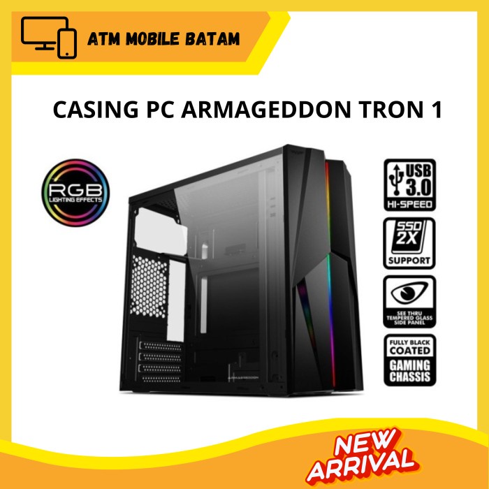 Jual CASING PC ARMAGEDDON TRON 1 | Shopee Indonesia