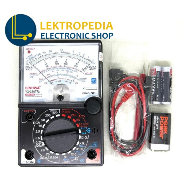 Jual Multitester Analog DETON YX 360Trn Multimeter Multi Avometer ...