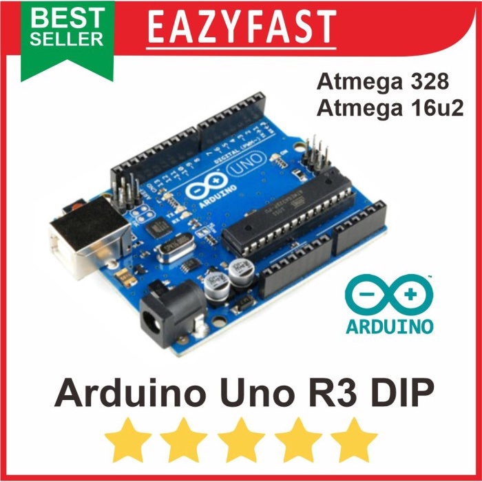 Jual Arduino Uno R3 DIP 16u2 Compatible Atmel Atmega Atmega328 328p 328 ...