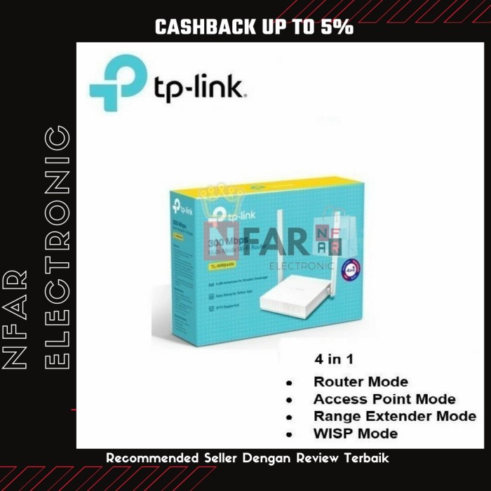 Jual Router TP-LINK TL-WR844N 300Mbps Multi-Mode Access Point/ Wi-Fi ...