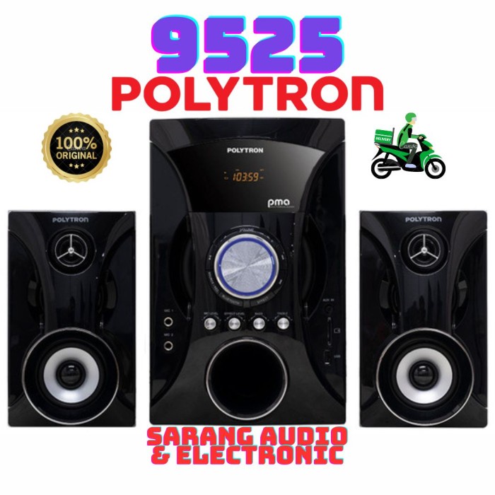 Jual Speaker Multimedia POLYTRON PMA 9525 PMA9525 Original Bluetooth ...