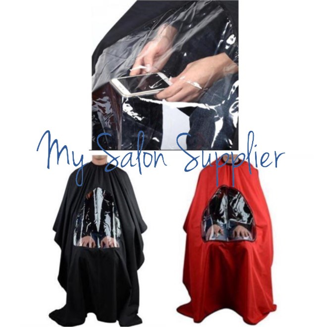 Jual Cape / Kip Potong Rambut Salon Barber Cape Transparant Murah ...
