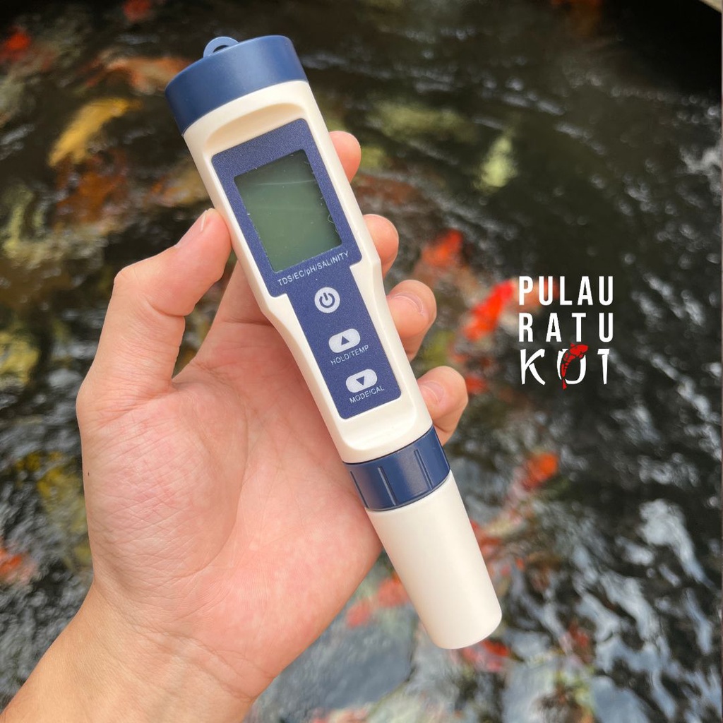 Jual 5 in 1 water meter PH TDS Sainity EC temperatur termometer ...