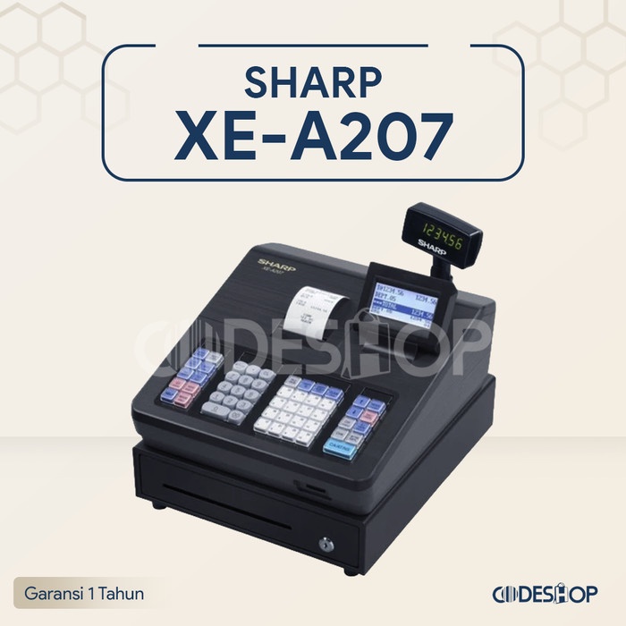 Jual Mesin Pos Kasir Sharp Xe A207 Cash Register Xe A 207 Kanalogic Shopee Indonesia 