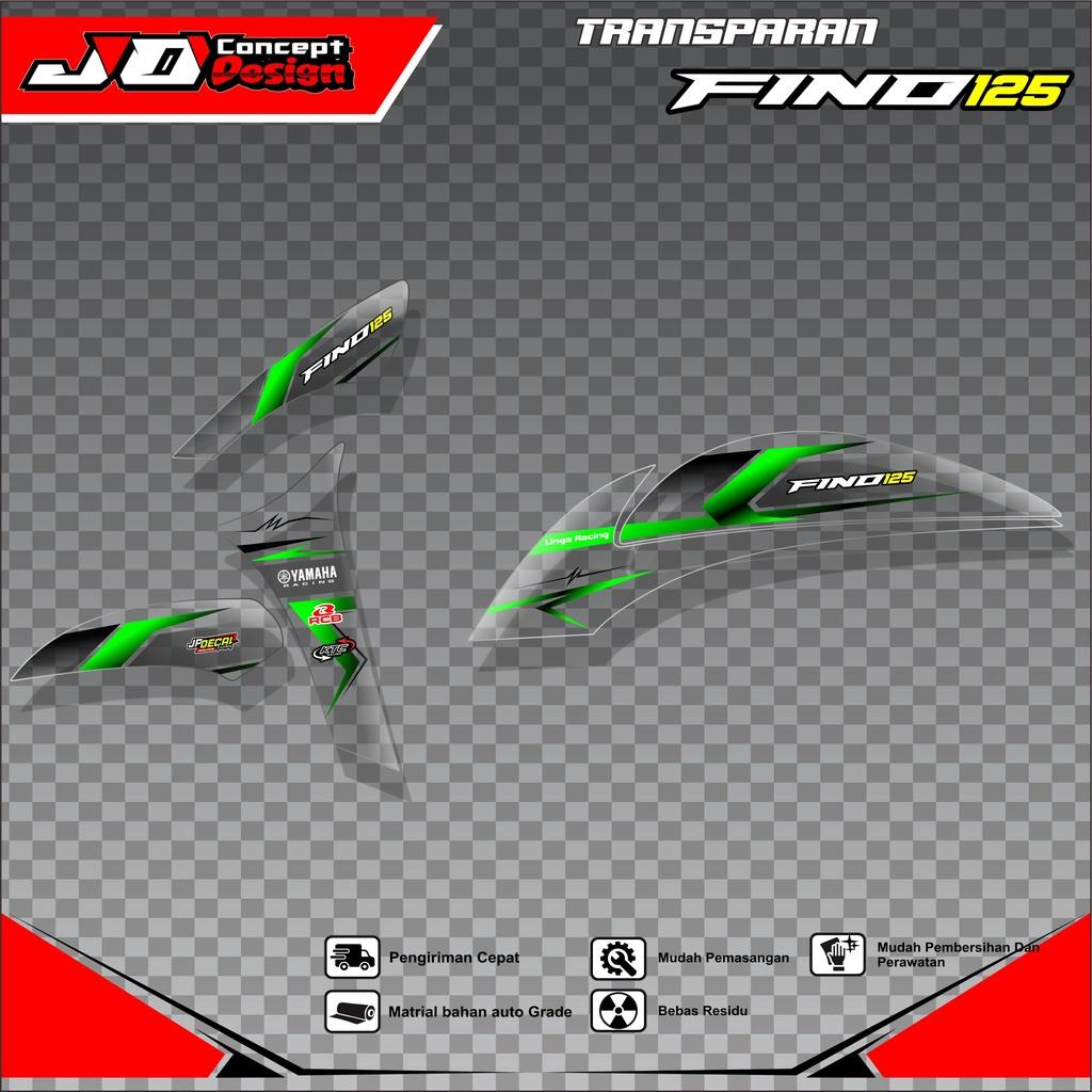 Jual STRIPPING STICKER TERBARU TRANSPARAN FINO FI 125 CC LIST SIMPEL ...