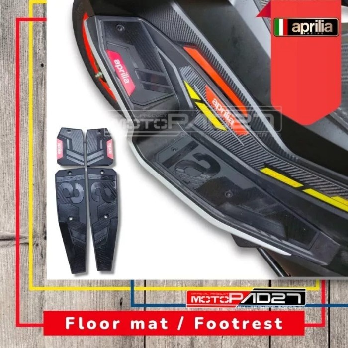Jual APRILIA SR - GT 200 Karpet Motor Floor Mat - Premium - Merah ...