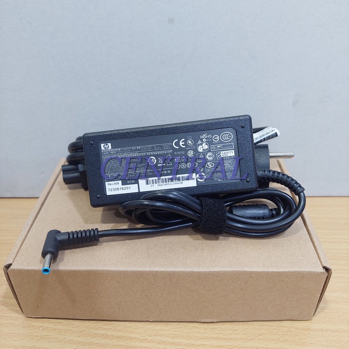 19.5V 65W AC Adapter Power Charger For HP 250 G2, 250 G3, 255 G2, 255 G3 Laptops – 4.5*3.0mm Tip – Includes Power Cable