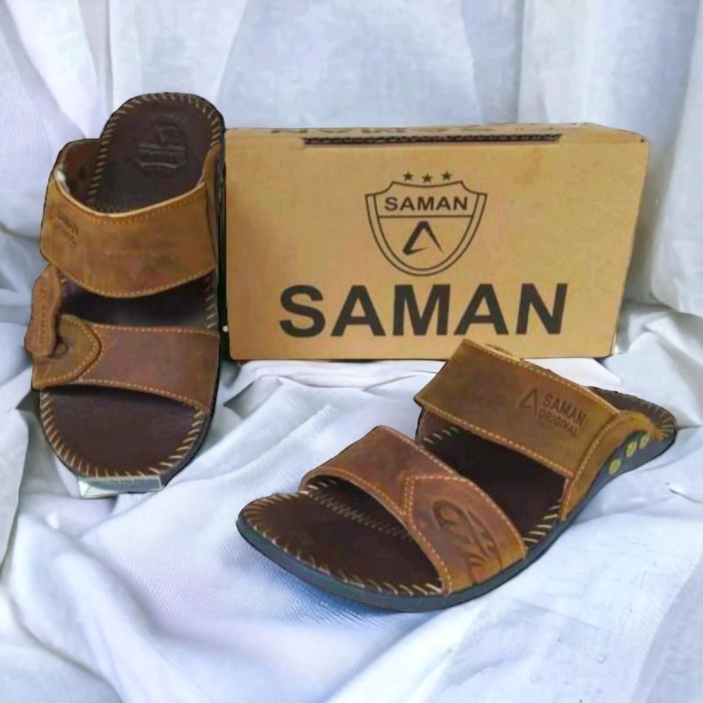 Jual Sandal Kulit Saman Model Ban 2 Sandal Kulit Pria Original 100