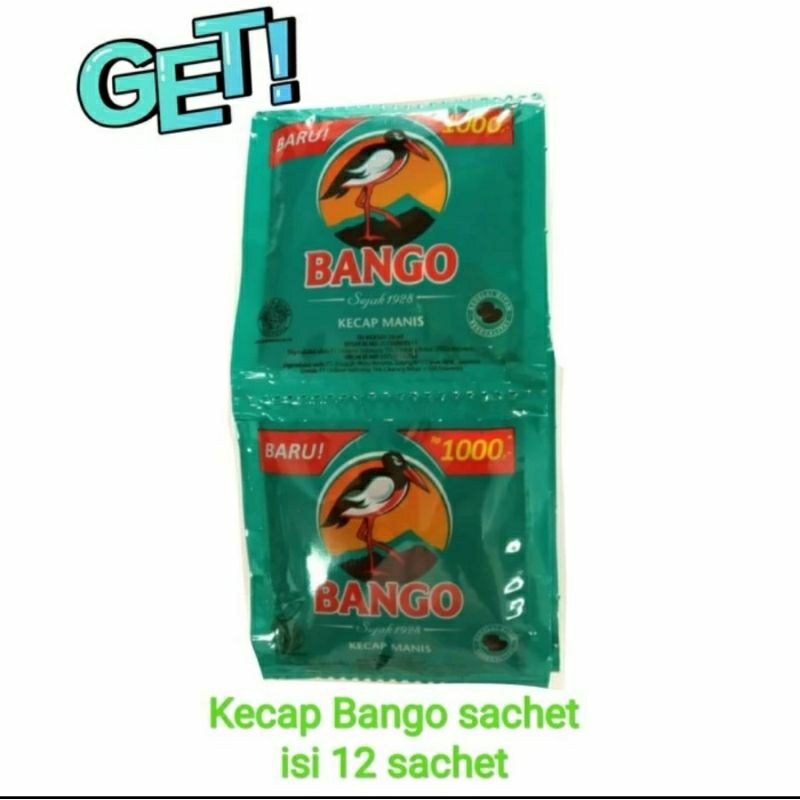Jual kecap manis cap bango | kemasan isi 12 sachet | Shopee Indonesia
