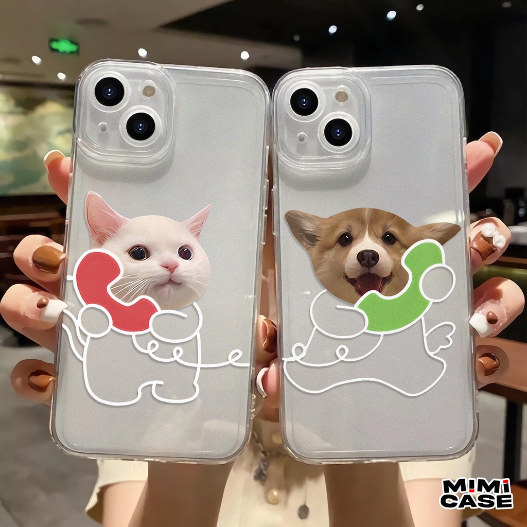 Jual Case Clear Poco X3 M3 X3GT C40 M4PRO F4 MI382 Couple Cat Puppy ...