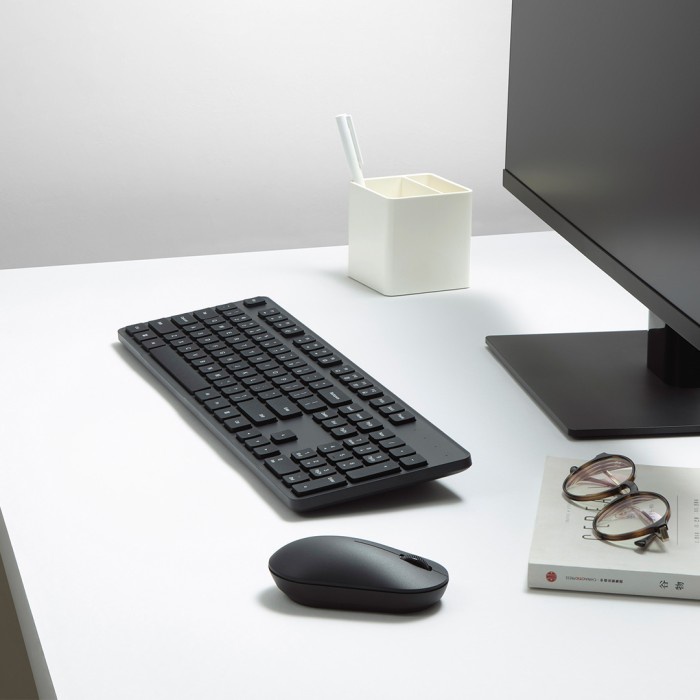 Jual Xiaomi Wireless Keyboard and Mouse Set Kombo 104 Keys Fullsize ...