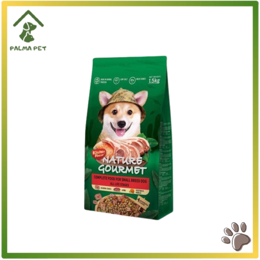 Jual Nature Gourmet Kitchen Flavor Dog Food Puppy to Adult Salmon
