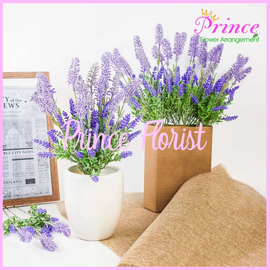 Jual PRINCE FLORIST - 1 PCS LAVENDER SALJU BIJIAN BUNGA ARTIFICIAL ...