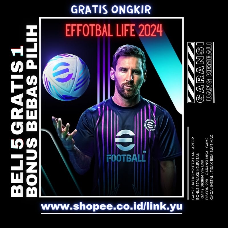 Jual EFOOTBALL LIFE 2024 PES 2024 GAME LAPTOP GAME KOMPUTER LINK DOWNLOAD GAME OFFLINE