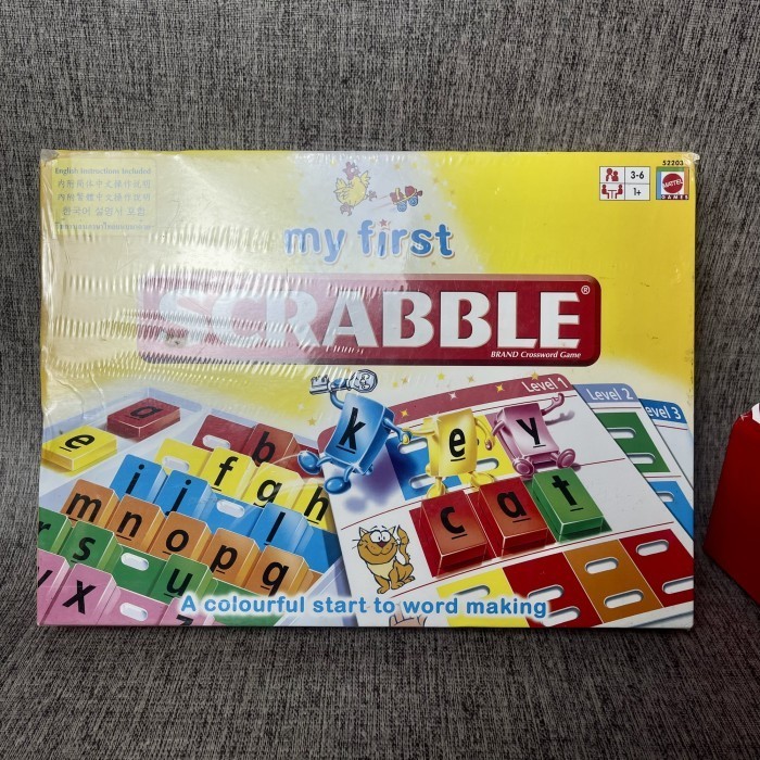 Jual My First Scrabble Mattel Gameboard | Shopee Indonesia