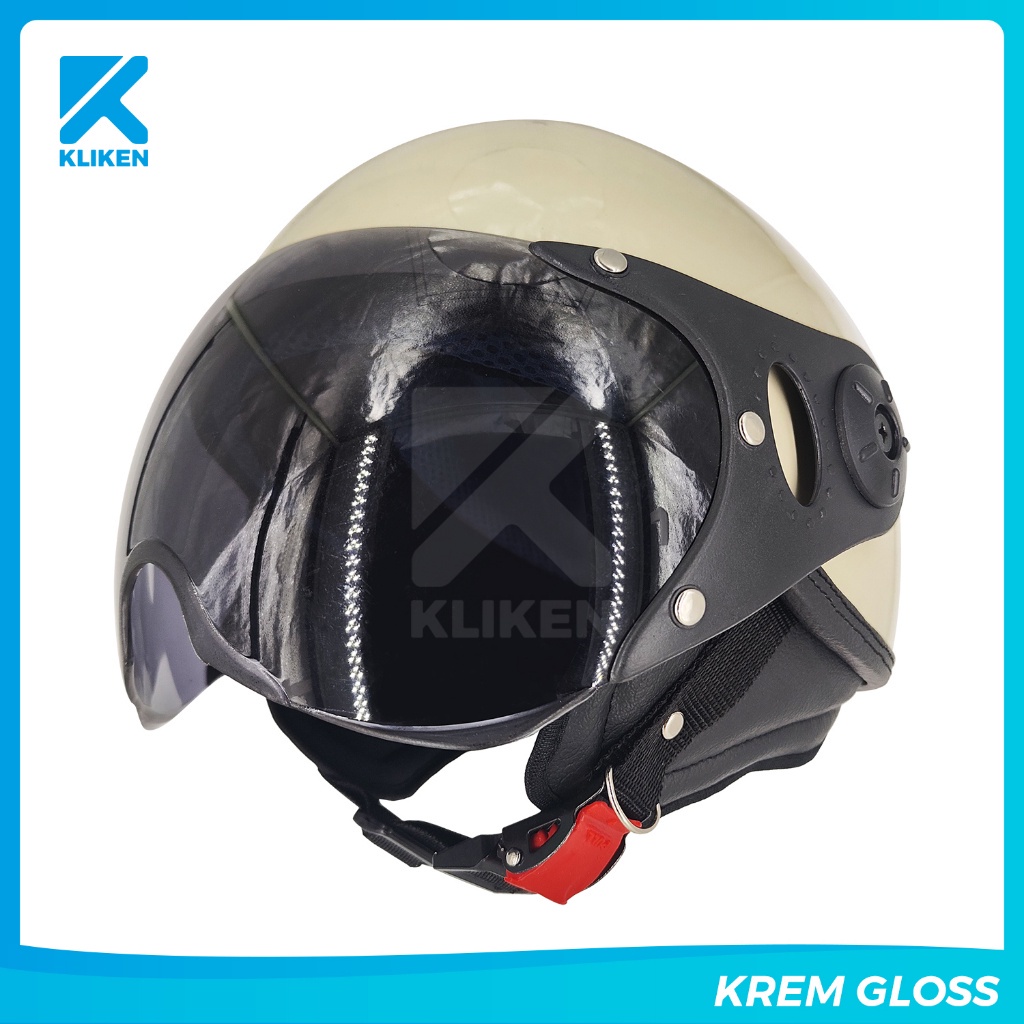 Jual Helm Mosar Pilot Italy Klasik Half Face Spet Dewasa Variasi Kaca ...