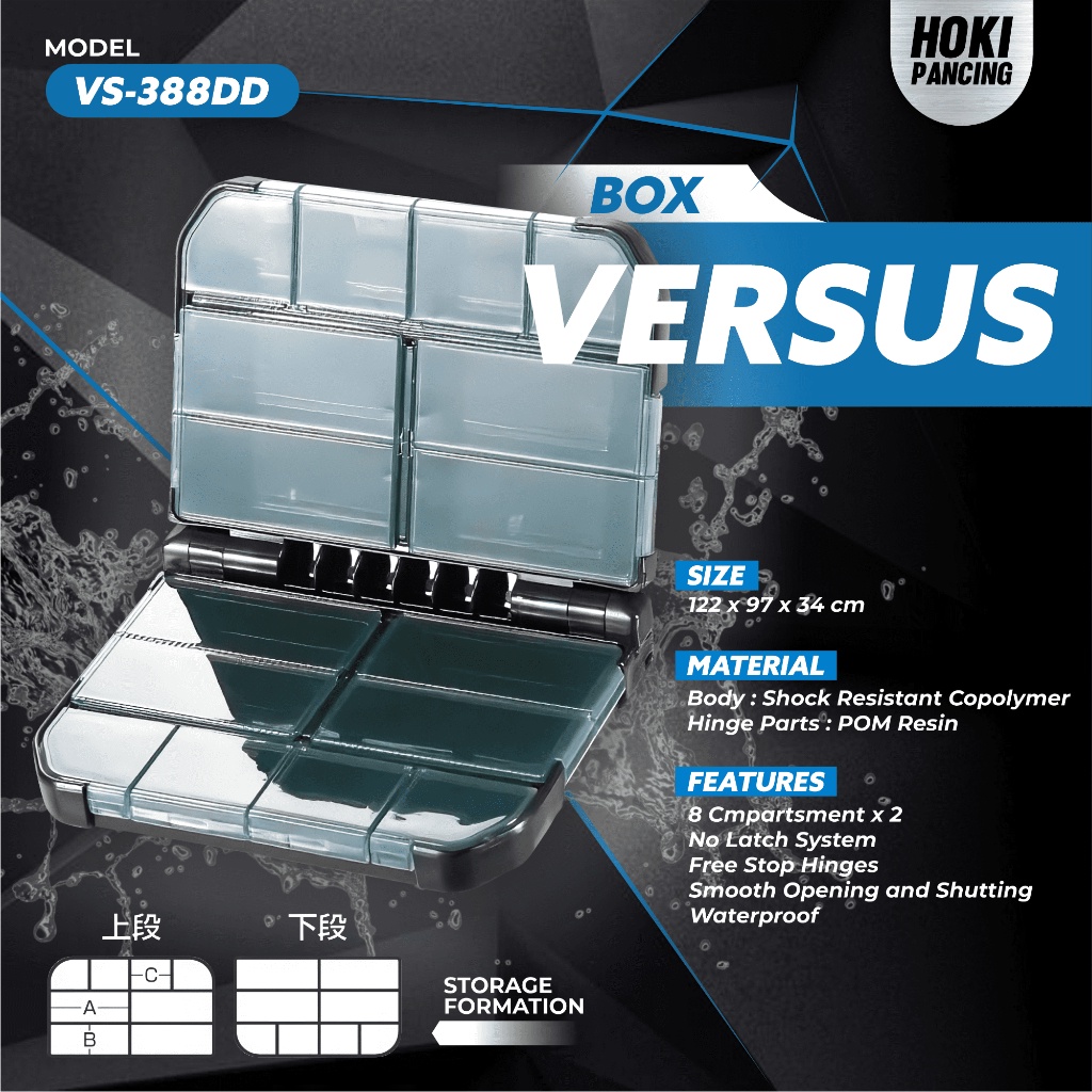 Jual Box Meiho Versus Box Case Part Pancing Kotak Alat Pancing | VS-315 ...