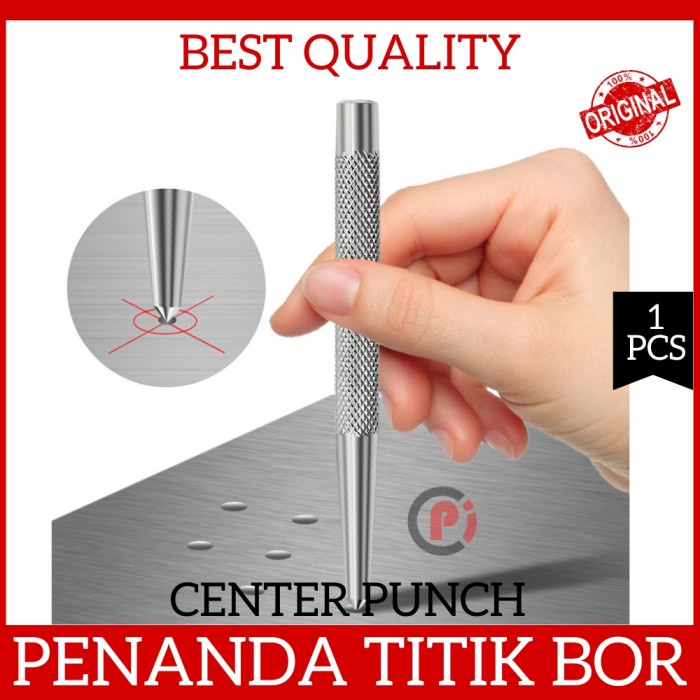 Jual Center Punch Penanda Titik Bor Manual / Otomatis Drip Titik Besi ...