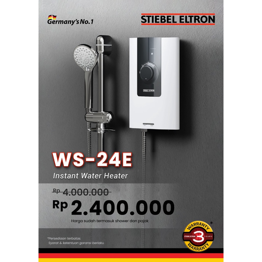 Jual Stiebel Eltron WS-24E water heater instan | Shopee Indonesia