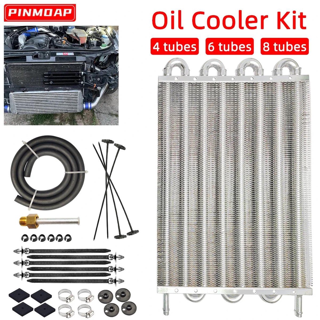 Jual 8 Row 6 Row 4 Row Aluminum Remote Transmission Oil Cooler Auto ...