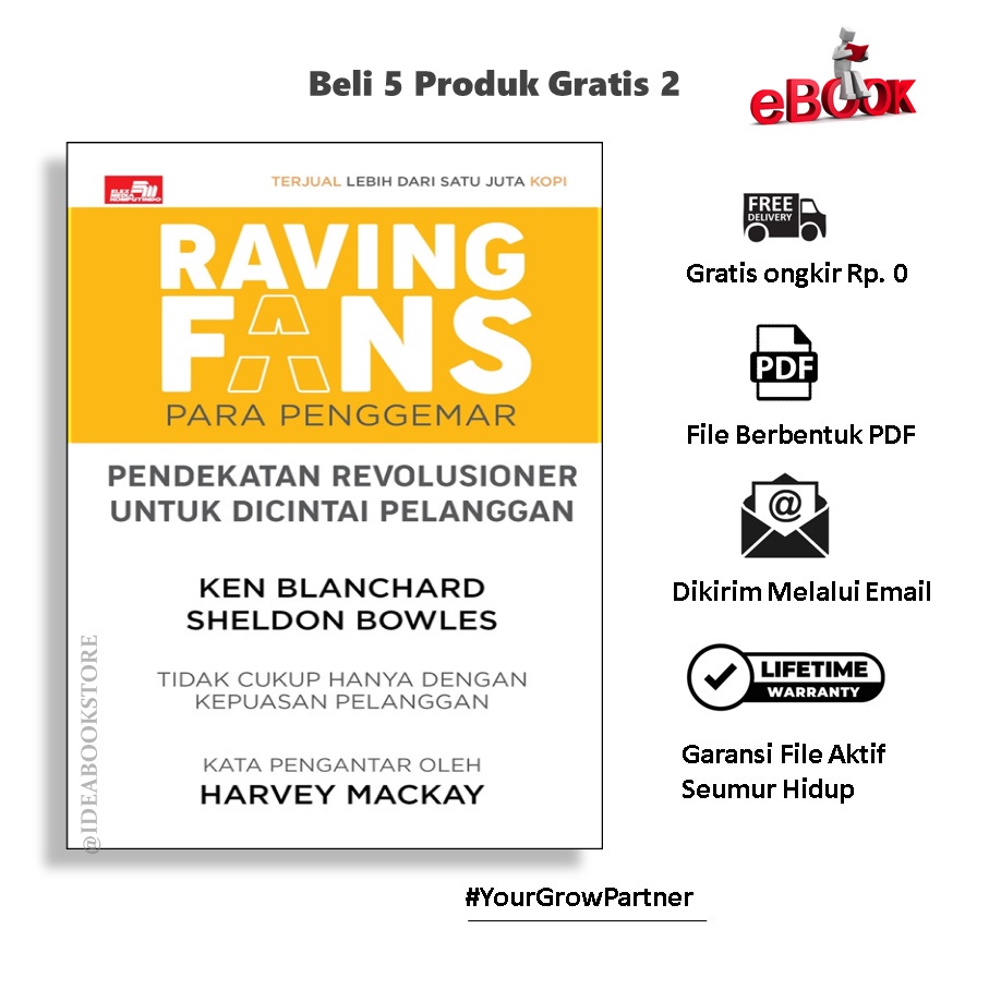 Jual EBOOK - RAVING FANS : Pendekatan Revolusioner untuk Dicintai ...