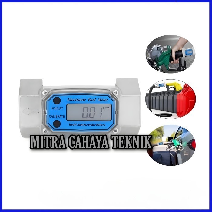 Jual Flow meter Solar 1 inch Digital Flow meter Turbine 1 inch | Shopee ...