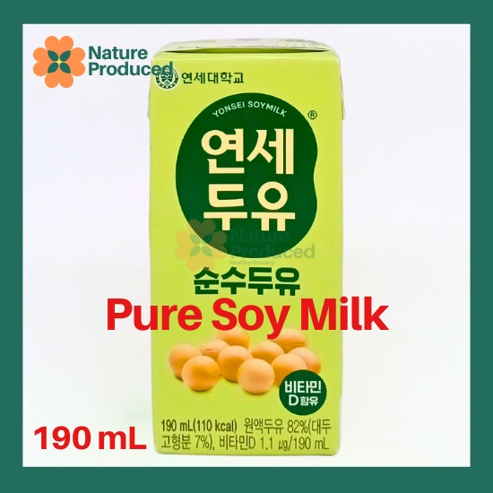 Jual Yonsei Pure Soy Milk 190mL Shopee Indonesia