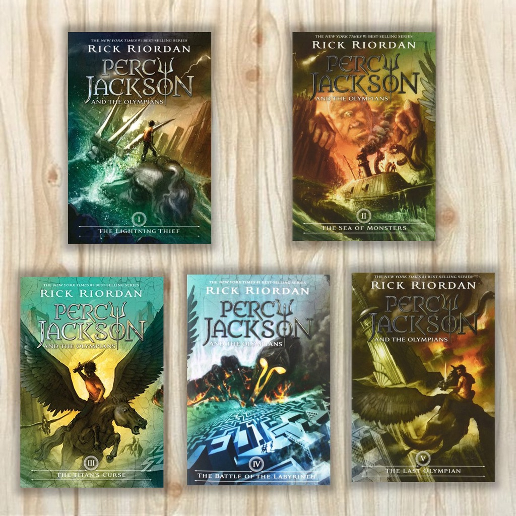 Jual Percy Jackson And The Olympians Series Rick Riordan English