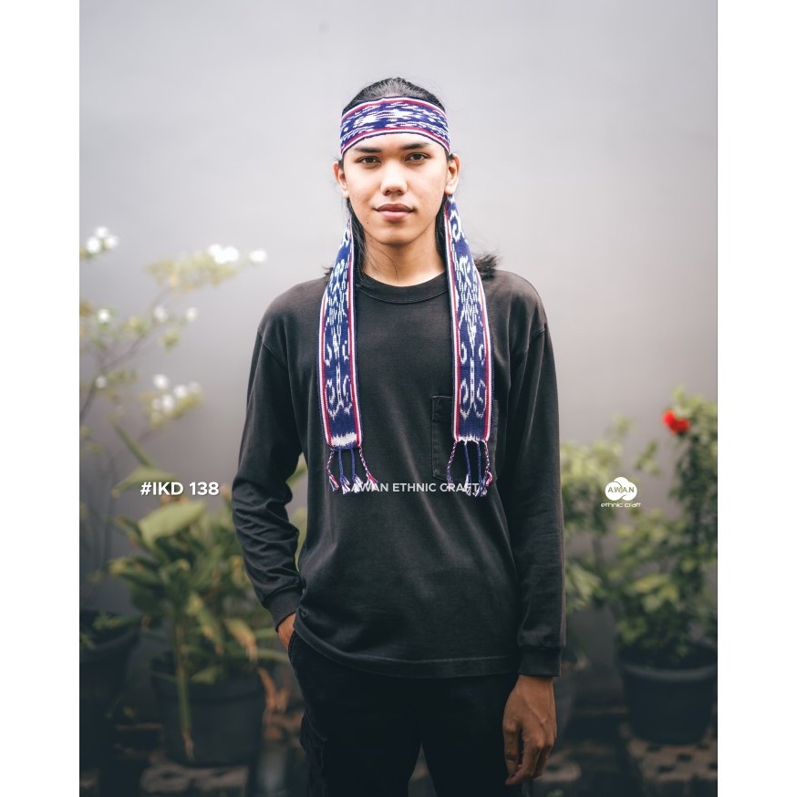 Jual Ratnaf Ikat Kepala Tenun Etnik Dayak Kalimantan Awan Ethnic Craft