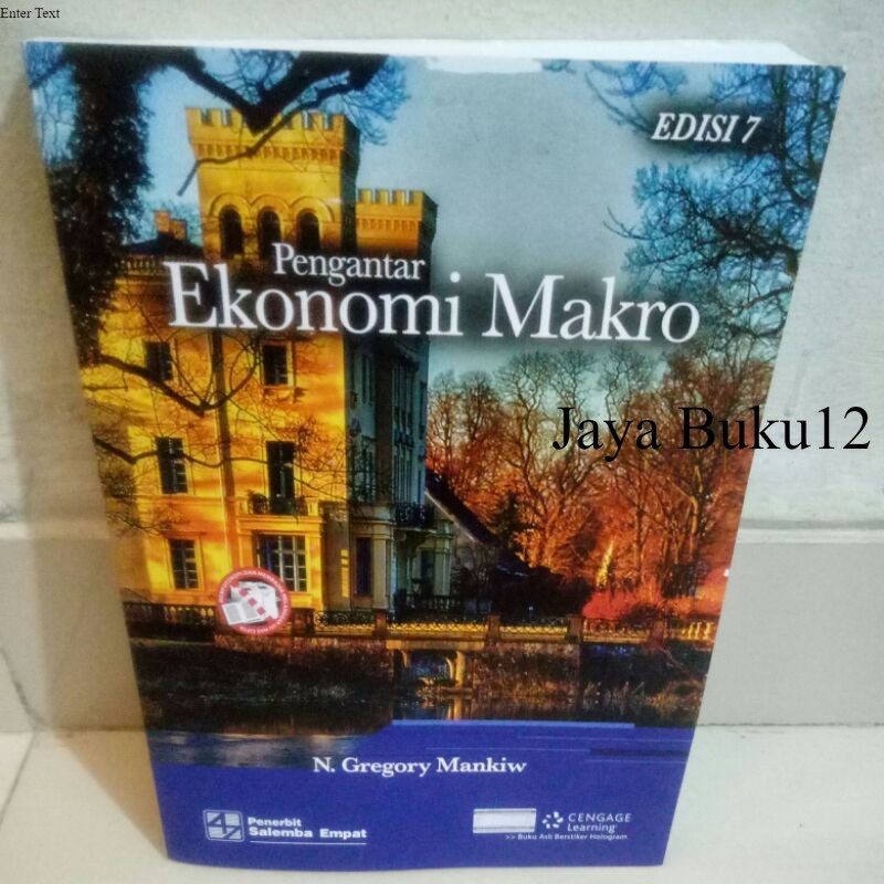 Jual Buku Ekonomi Makro By N. Gregory Mankiw | Shopee Indonesia