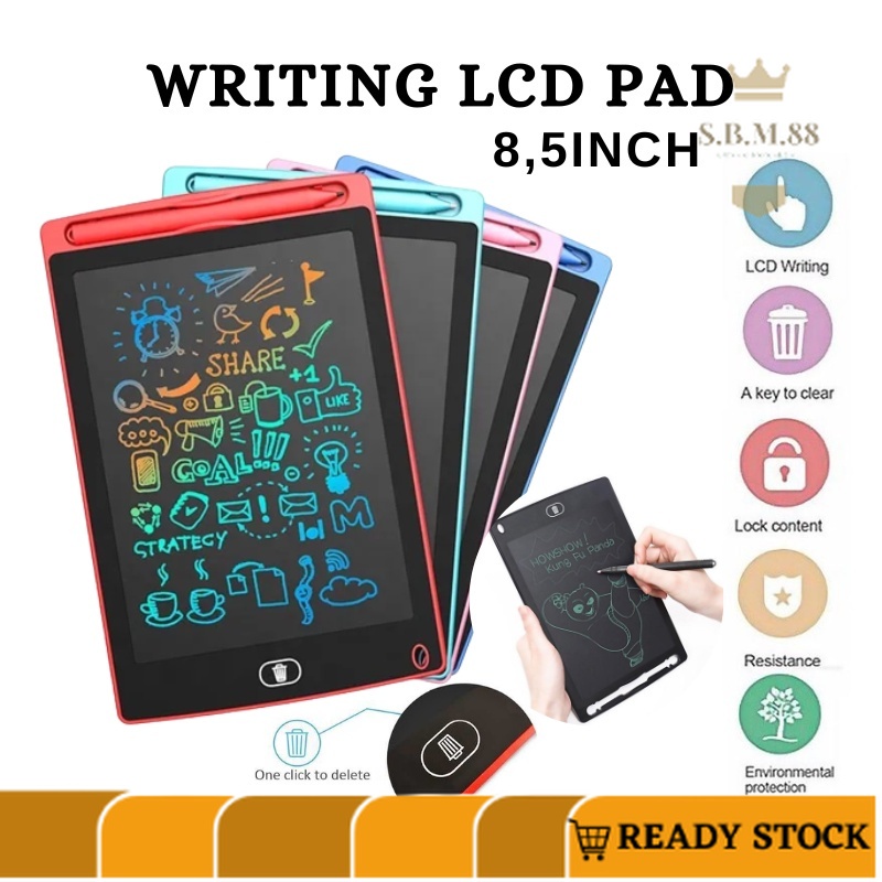 Jual SM H410 Papan Tulis LCD Anak Drawing Writing Tablet