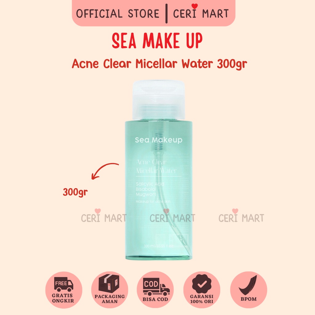Jual Sea Makeup Micellar Water Pembersih Wajah Makeup Remover Cleansing
