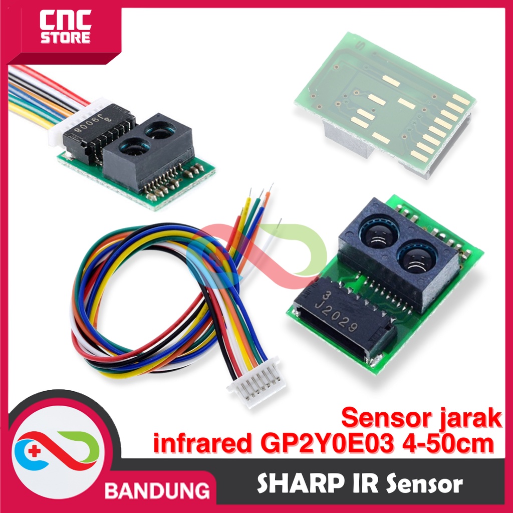Jual SHARP IR SENSOR JARAK INFRARED GP2Y0E03 4-50CM ANALOG OUTPUT ...