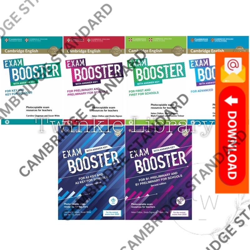 Jual Beli 3 Bonus 1 Cambridg English Exam Booster For A2 Key B1 Preliminary B2 First C1 4874