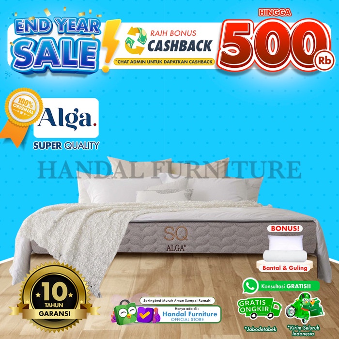 Jual Alga Hanya Kasur Spring Bed Super Quality 160 x 200 Shopee Indonesia
