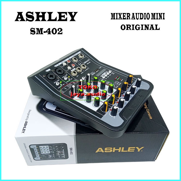 Jual NEW MIXER AUDIO MINI ASHLEY 4 CHANEL ASHLEY SM402 ORIGINAL Ashley
