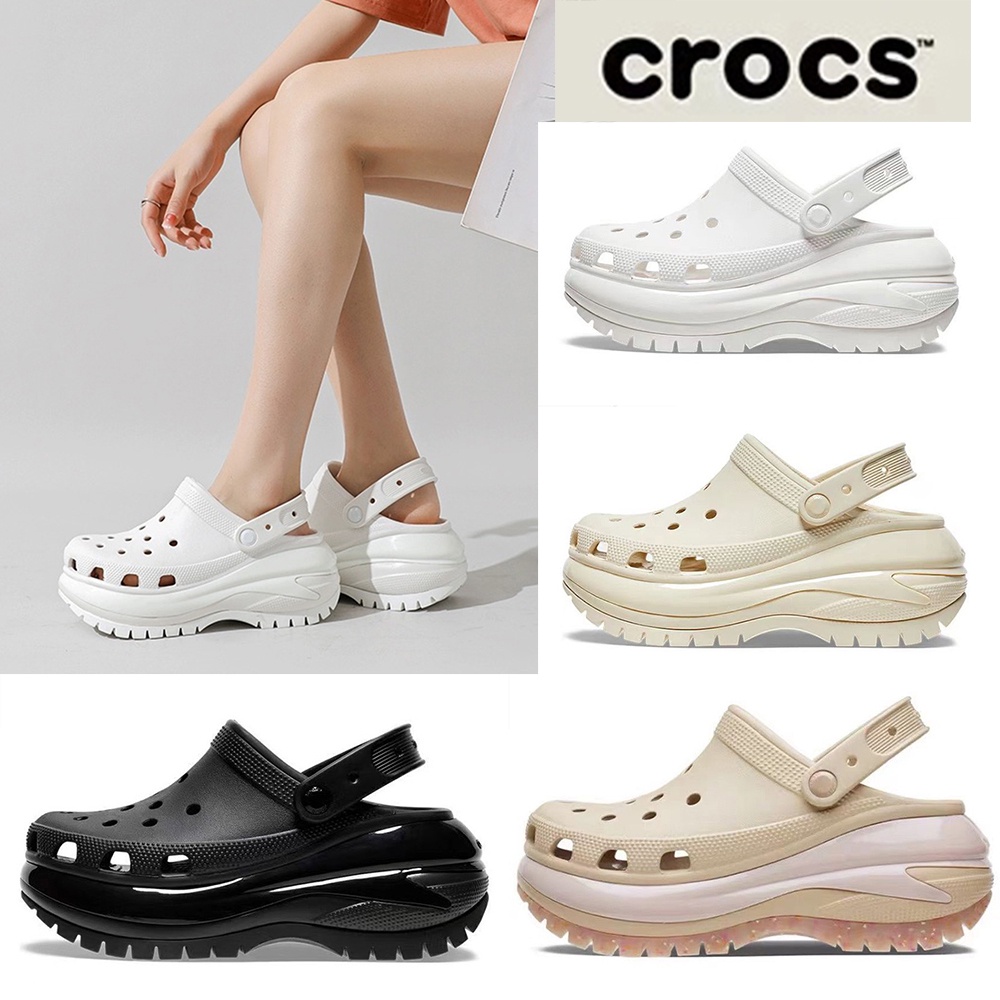 Jual CROCS Classic Mega Crush Clog Crocs Mega Crush Clog Sandal Woman ...