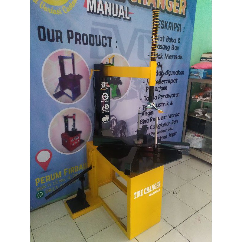 Jual tyre changer manual alat buka dan pasang ban manual untuk motor