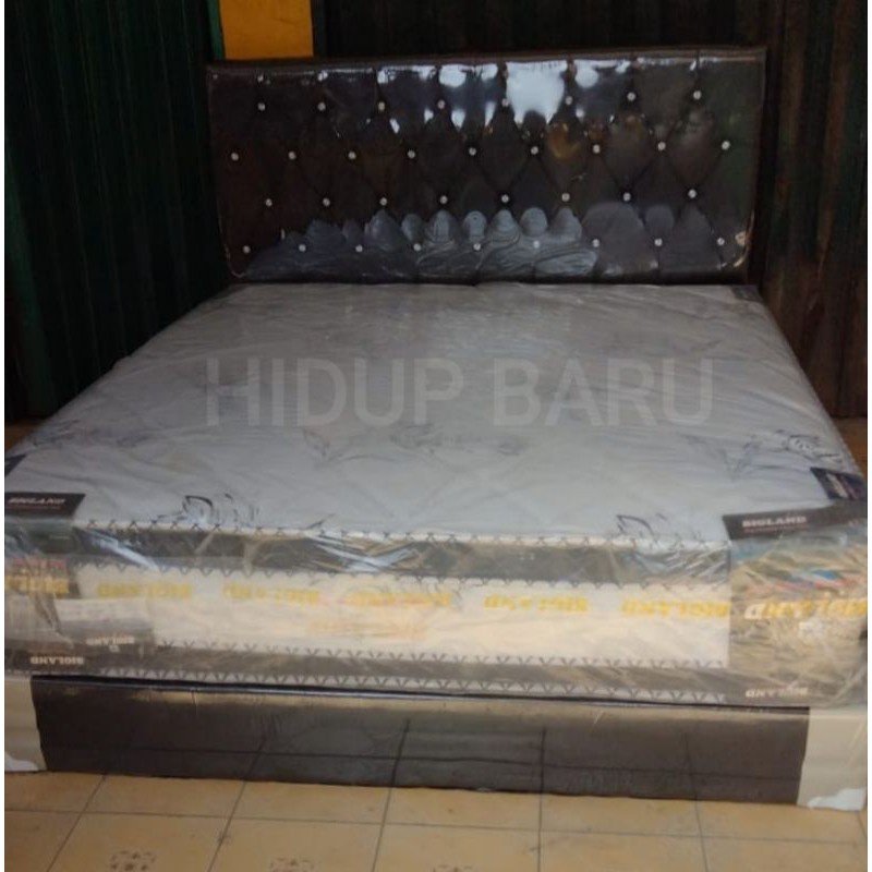 Jual PROMO SPESIAL SPRINGBED BIGLAND DOUBLE PLUSHTOP / SPRING BED Kasur ...