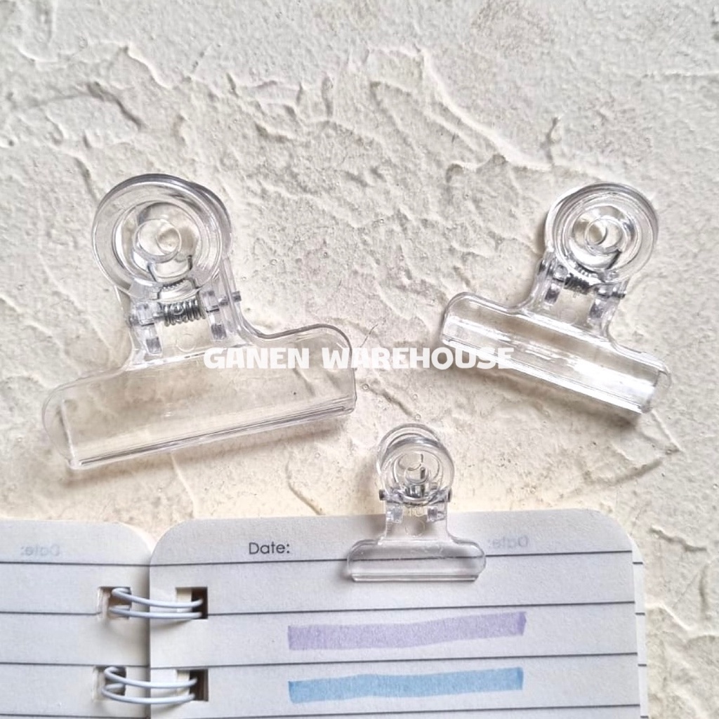 Jual Gw Transparent Paper Clip Jepitan Kertas Transparan Plastik