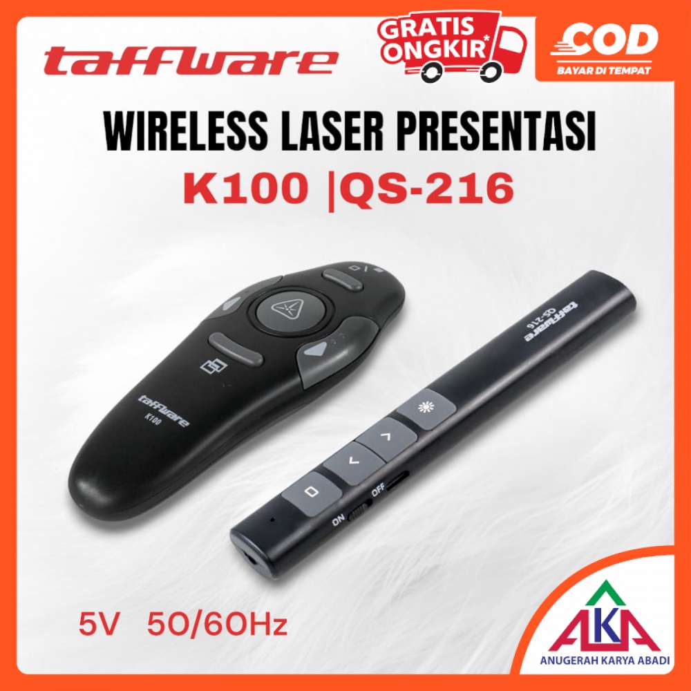Jual laser pen pointer presenter taffware presentasi ppt wireless usb