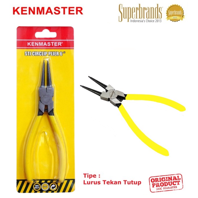 Jual Kenmaster Tang Snap Ring STI 6 Inch Tang Snap Ring Lurus Tutup ...