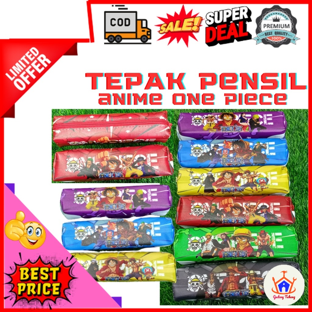 Jual Gudang Tukang Kotak Tempat Pensil Alat Tulis Bolpoin anime One