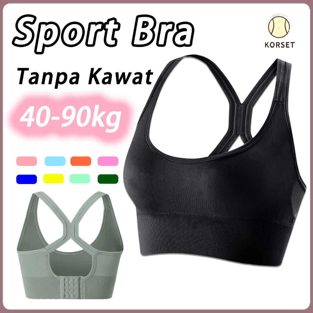 Sport Bra BH Sport Non Busa Non Kawat Bodyfit kL Katun Lembut