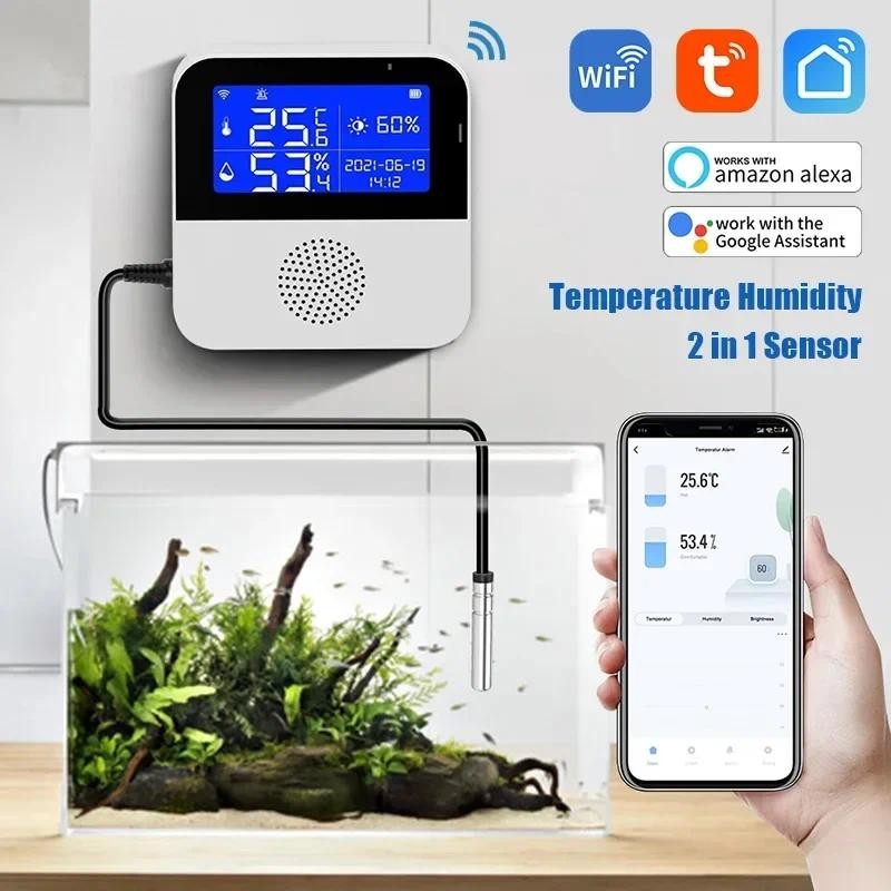 Jual WiFi Tuya Smart Life Led Display Temperature Humidity Sensor Photo Inspiration