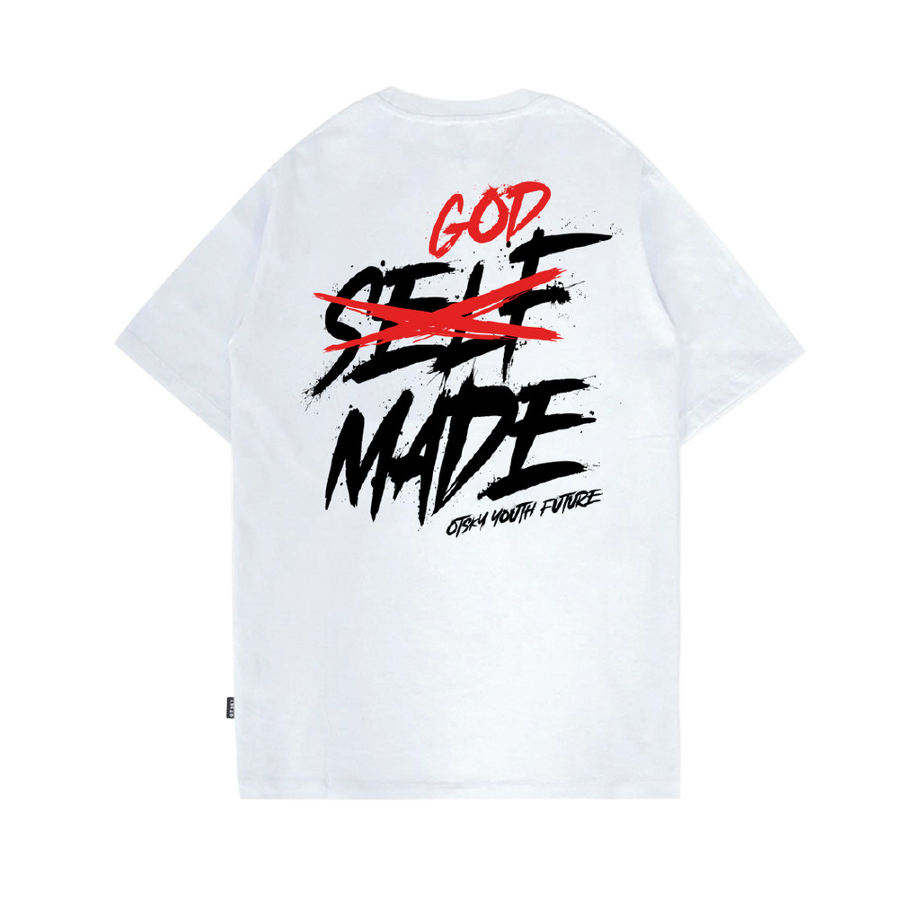Jual Otsky Kaos Pria Logo OTS Made White Cotton 24s X DT307G | Shopee ...
