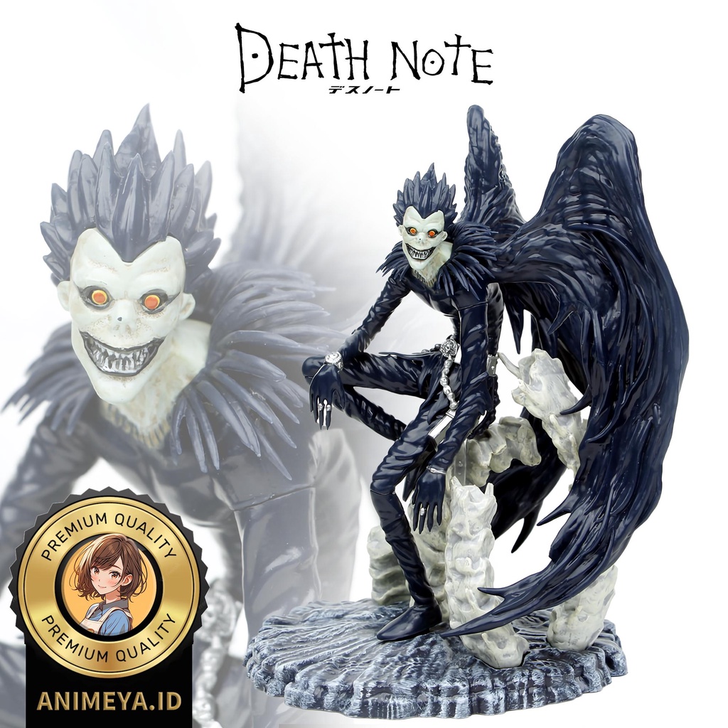 Jual ACTION FIGURE DEATHNOTE RYUK RYUUKU SHINIGAMI DUDUK KOLEKSI PATUNG