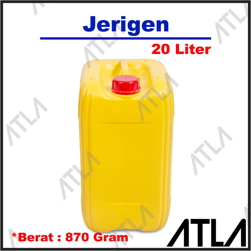 Jual Jerigen Plastik MGE 20 L Botol Derigen Air Pupuk Jerry Can 20L ...