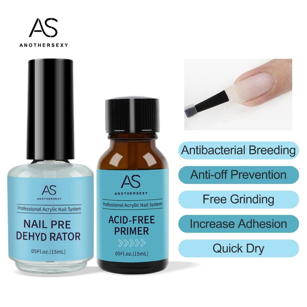 Jual AS NAIL PRIMER DEHYDRATOR AS GEL POLISH 1 SET / AS ANOTHER SEXY ...