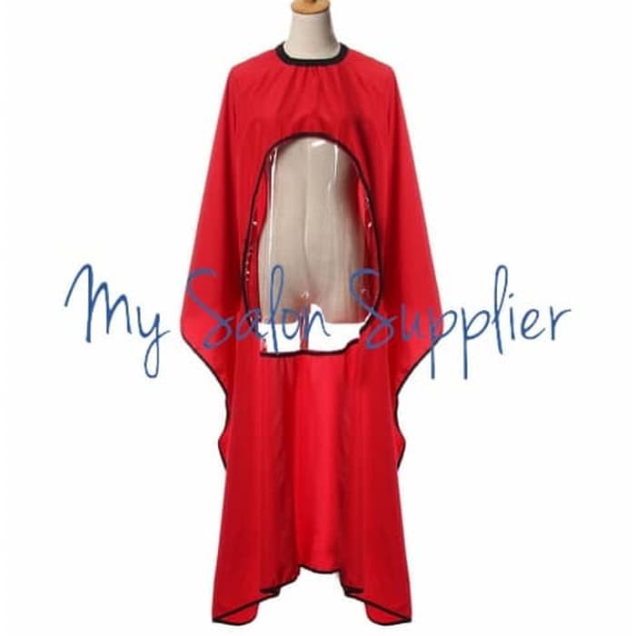 Jual Cape / Kip Potong Rambut Salon Barber Cape Transparant Murah ...